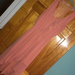 High low sheer dress